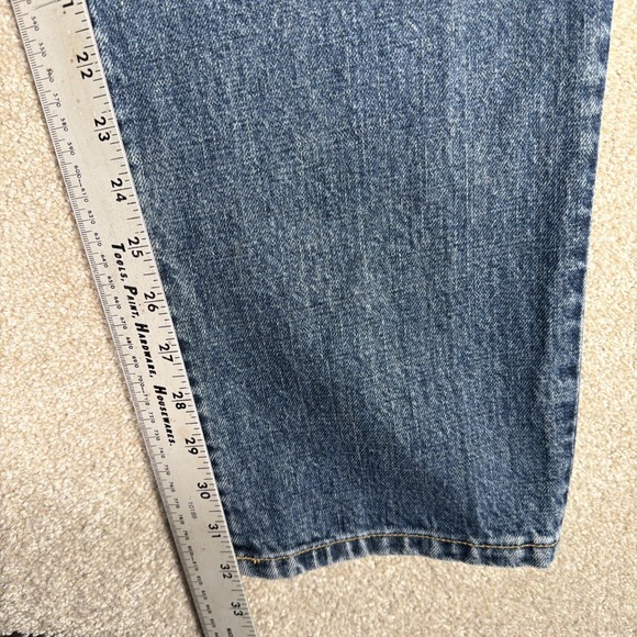Lucky Brand Gene Montesano Blue Jeans Mens 31 (FITS 30 X 32) Made In USA Denim - Picture 6 of 10